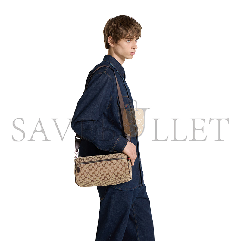 G*u*i gg canvas small cylinder bag 834455 (30*16*16cm)